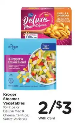 Smith's Kroger Steamer Vegetables offer