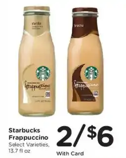 Smith's Starbucks Frappuccino offer