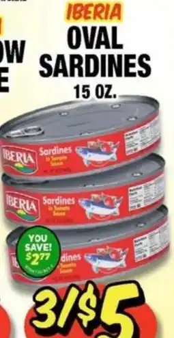 Western Beef Iberia oval sardines offer