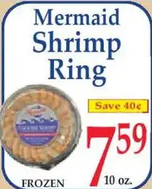 Market Basket Mermaid Shrimp Ring offer