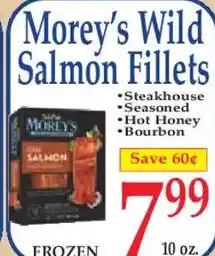 Market Basket Morey's Wild Salmon Fillets offer