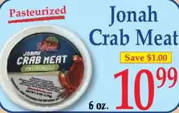 Market Basket Jonah crab meat offer