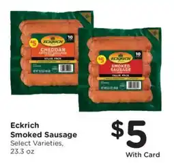 Smith's Eckrich Smoked Sausage offer