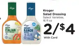Smith's Kroger salad dressing offer
