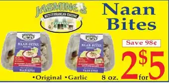 Jasmine Naan Bites