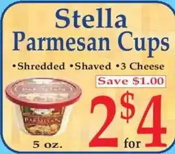 Market Basket Stella Parmesan Cups offer
