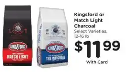 Smith's Kingsford or Match Light Charcoal offer