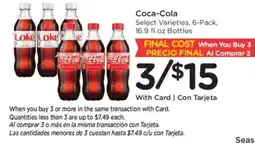 Smith's Coca-Cola Select Varieties offer
