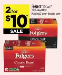 Dollar General Folgers k-cups offer