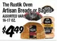 Western Beef The Rustik Oven Artisan Breads or Bagels offer