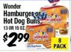 Western Beef Wonder Hamburger or Hot Dog Buns offer