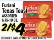 Western Beef Furlani Texas Toast offer