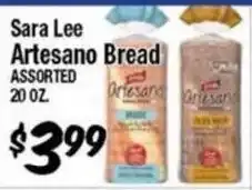 Western Beef Sara Lee Artesano Bread offer