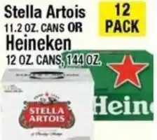Western Beef Stella Artois or Heineken offer