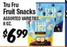 Western Beef Tru Fru fruit snacks offer