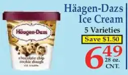 Market Basket Haagen-Dazs ice cream offer