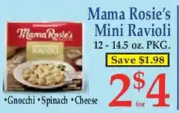 Market Basket Mama Rosie's Mini Ravioli offer