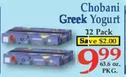 Market Basket Chobani Greek Yogurt offer