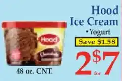 Market Basket Hood Ice Cream Yogurt offer