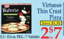 Market Basket Virtuoso thin crust pizza offer