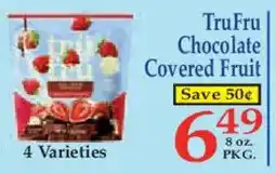 Market Basket Trufu chocolate covered fruit offer