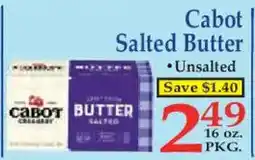 Market Basket Cabot Salted Butter offer