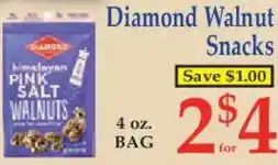 Market Basket Diamond Walnut Snacks offer