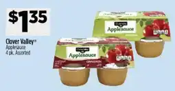 Dollar General Clover Valley Applesauce offer