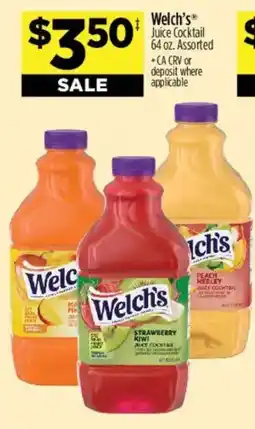 Dollar General Welch's juice cocktail assorted offer