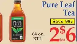Market Basket Pure Leaf Tea offer