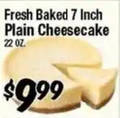 Western Beef Fresh Baked Plain Cheesecake offer