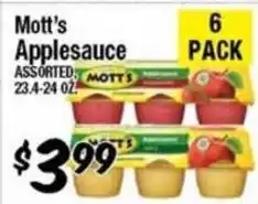 Western Beef Mott's Applesauce offer