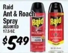 Western Beef Raid ant & roach spray assorted offer