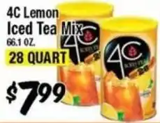 Western Beef 4c lemon iced tea mix offer