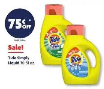 Family Dollar Tide Simply Liquid offer