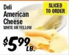 Western Beef Deli American Cheese offer