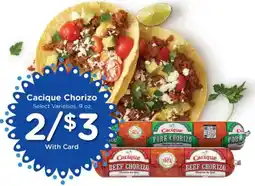 Smith's Cacique Chorizo offer