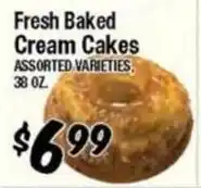 Western Beef Fresh Baked Cream Cakes offer