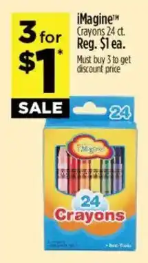 Dollar General iMagine crayons offer