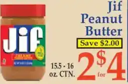 Market Basket Jif peanut butter offer