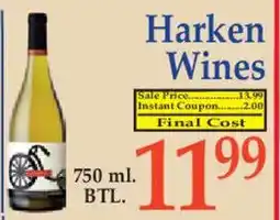 Market Basket Harken Wines offer