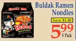 Market Basket Buldak Spicy Ramen offer