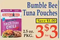 Market Basket Bumble Bee Tuna Pouches offer