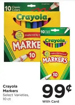Smith's Crayola Markers offer