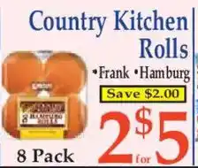 Market Basket Country Kitchen Rolls offer