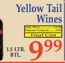 Market Basket Yellow Tail Wines offer
