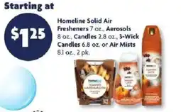 Family Dollar Homeline solid air fresheners offer