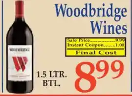 Market Basket Woodbridge Wines offer