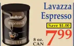 Market Basket Lavazza Espresso offer
