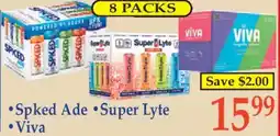 Market Basket Viva, Spked Ade, Super Lyte offer